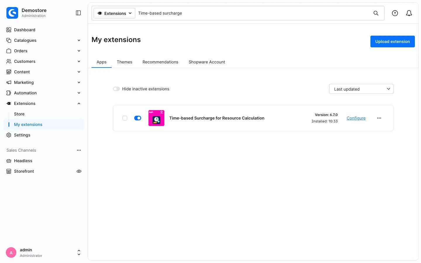 Plugin installed and active
