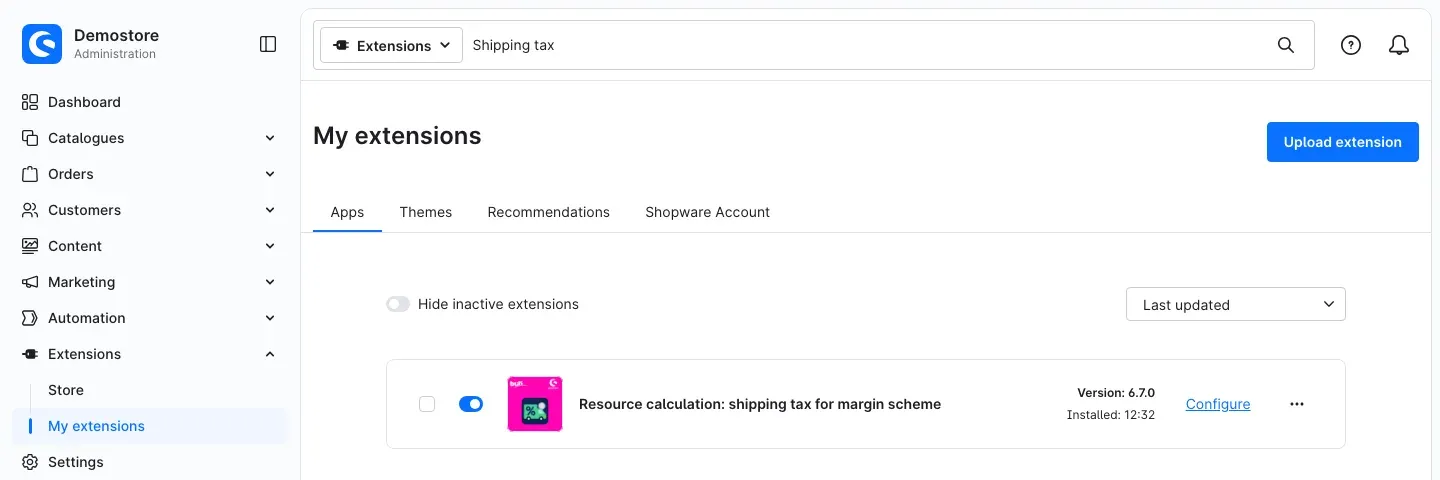 Plugin installed and active