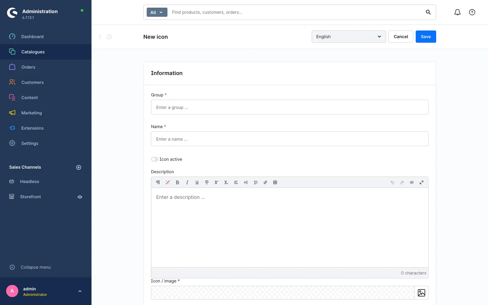 Create icon