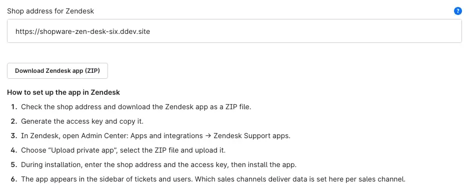 Shop address and download