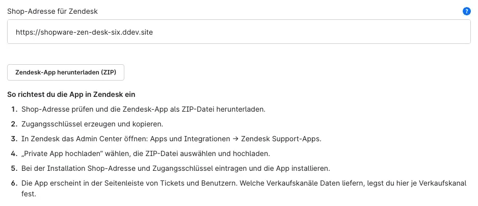 Shop-Adresse und Download