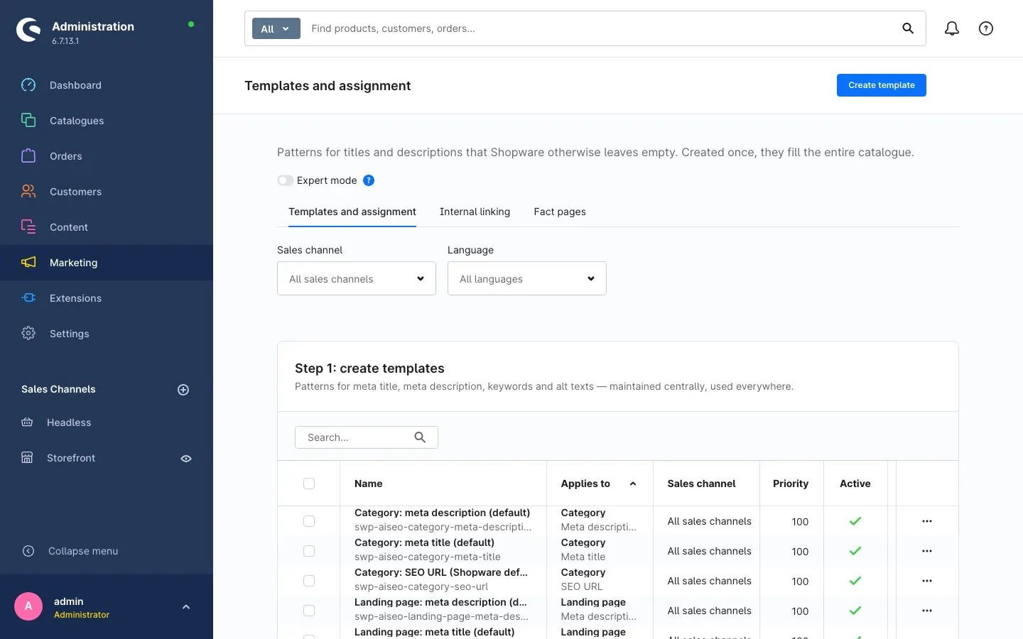 Templates and assignment