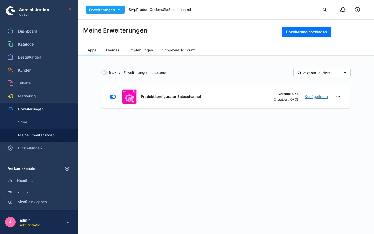 Plugin installieren