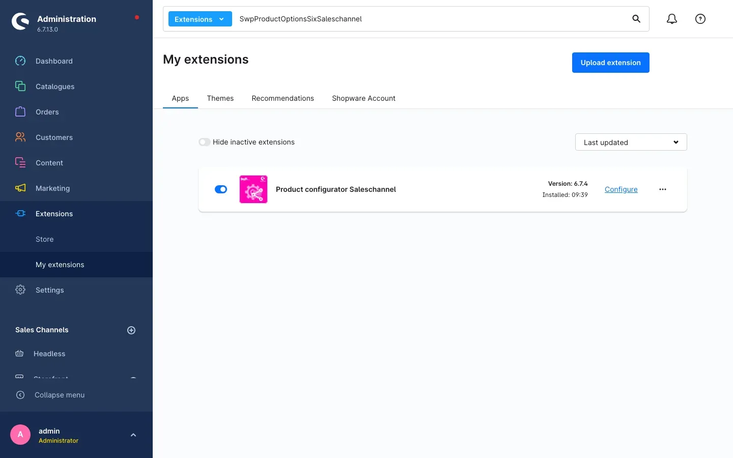 Install the plugin