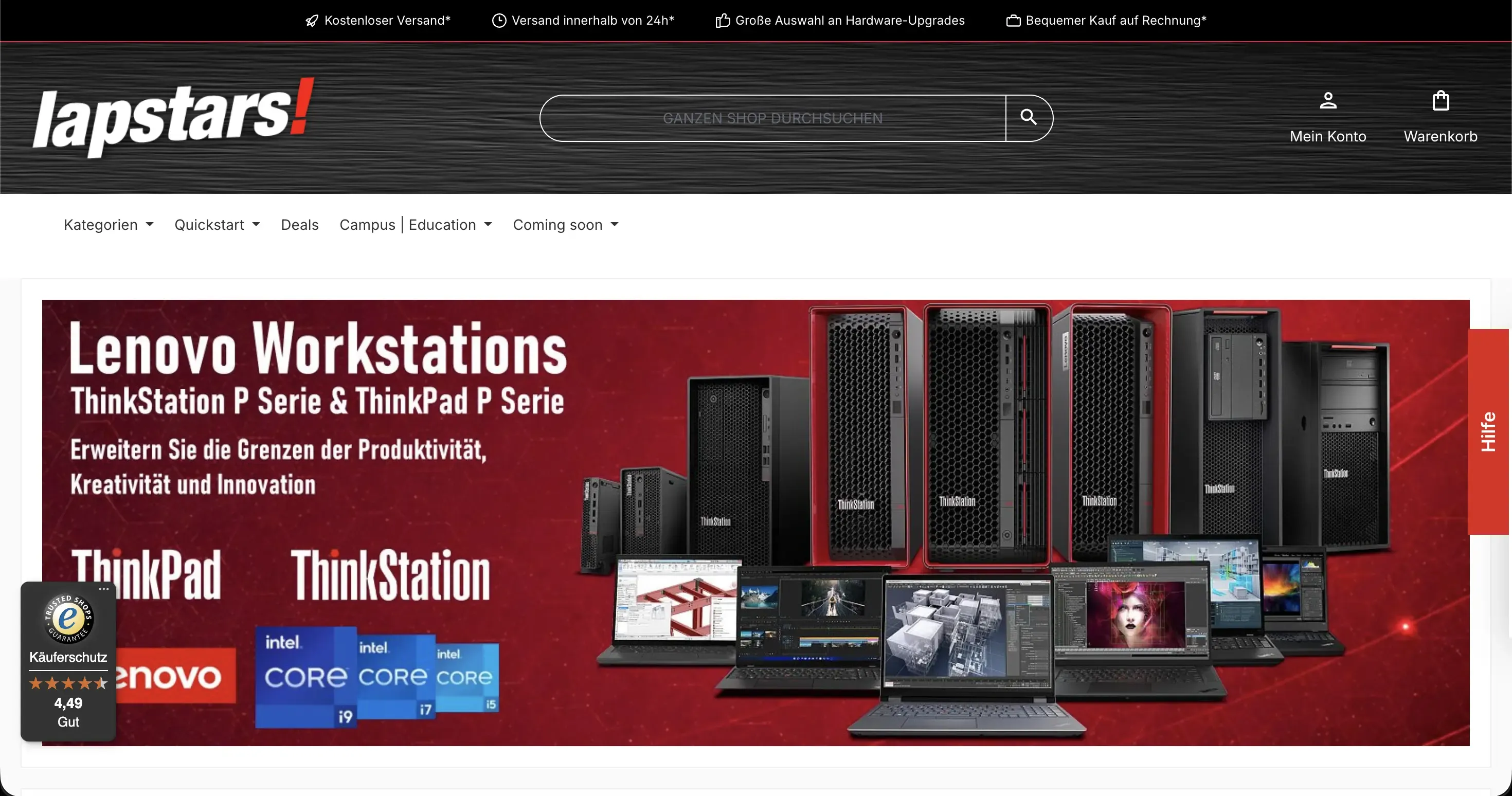 Lapstars.de Referenz