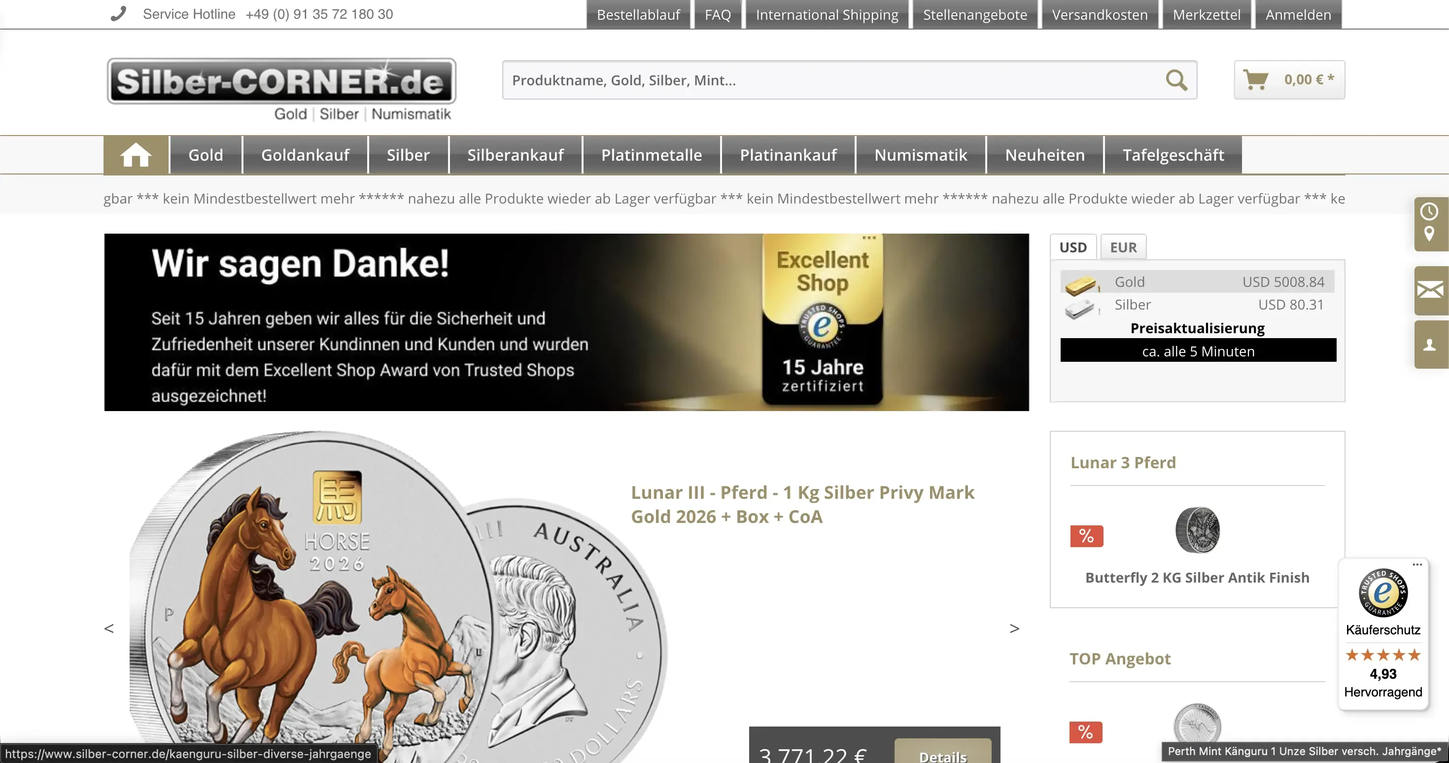 Referenz SilberCorner