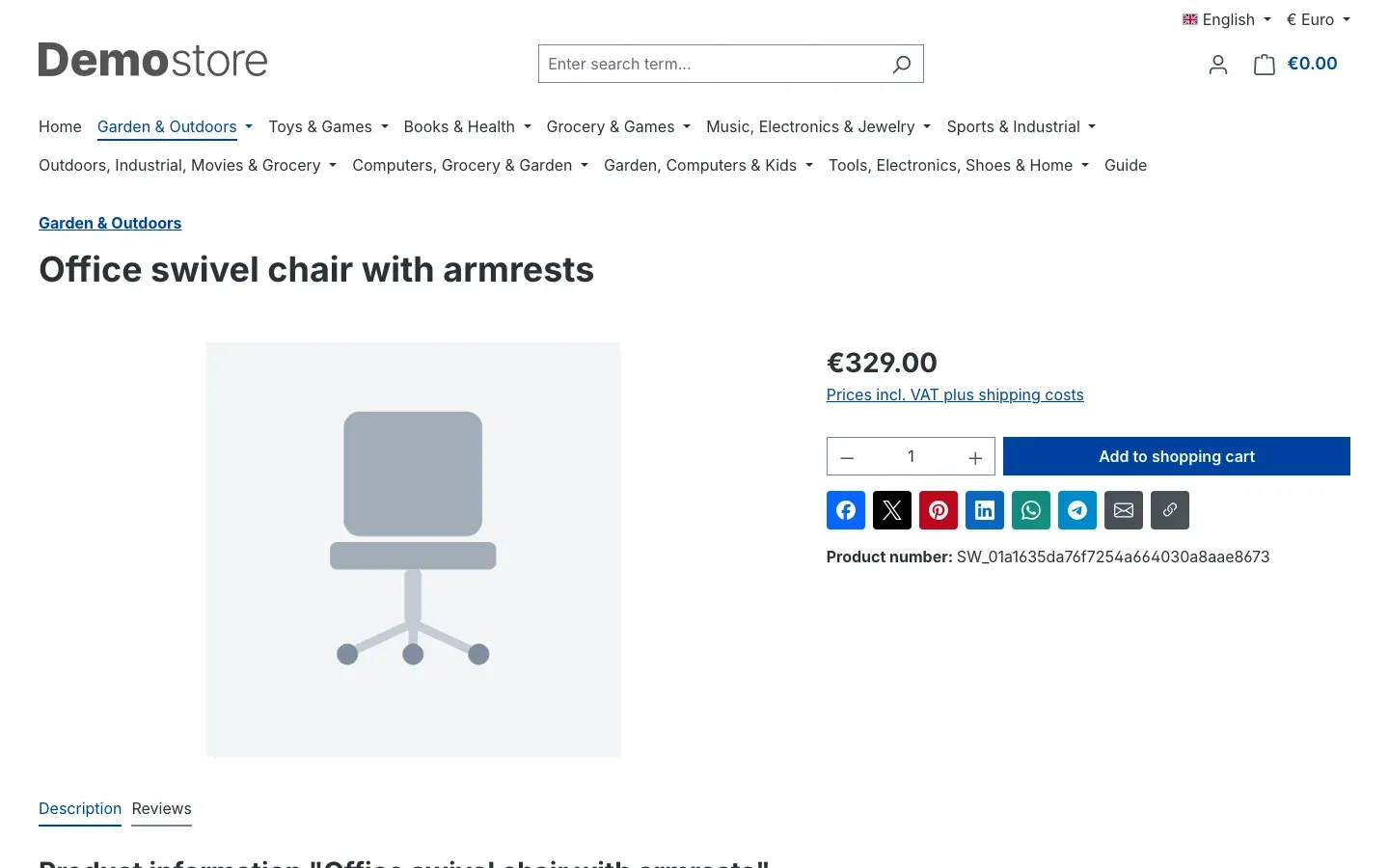 Buttons below the buy button