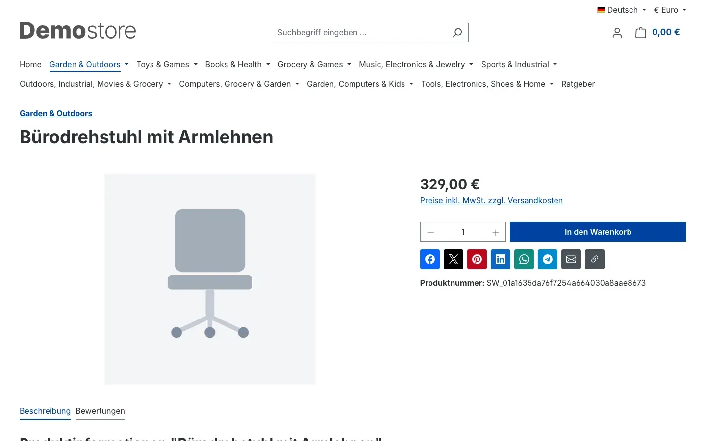 Buttons unter dem Kaufen-Button