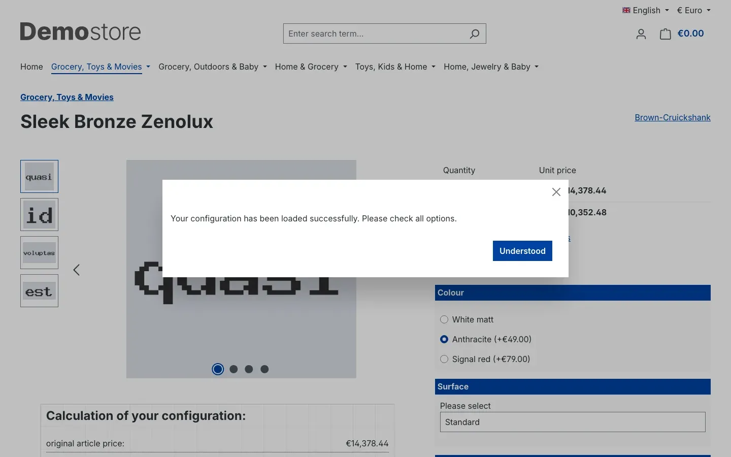 Notice after opening the link