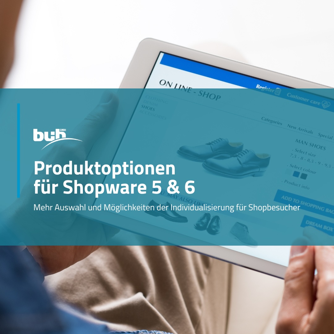Produktoptionen für Shopware 5 & 6