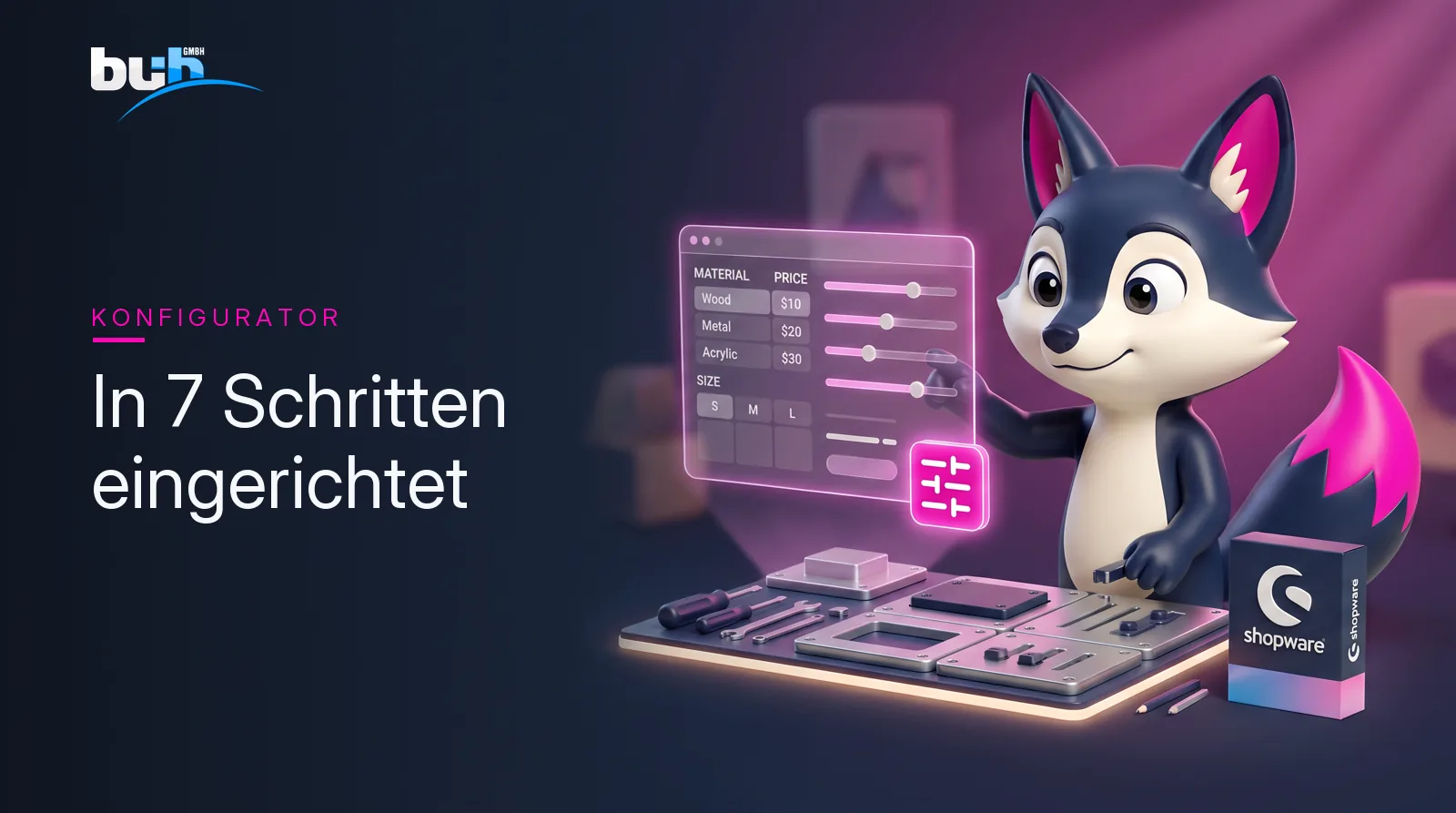 Produktkonfigurator für Shopware 6 einrichten: Setup-Tutorial in sieben Schritten