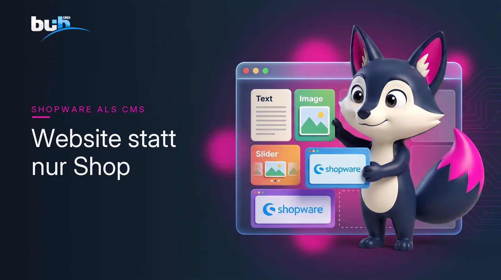 Shopware 6 als Content Management System nutzen