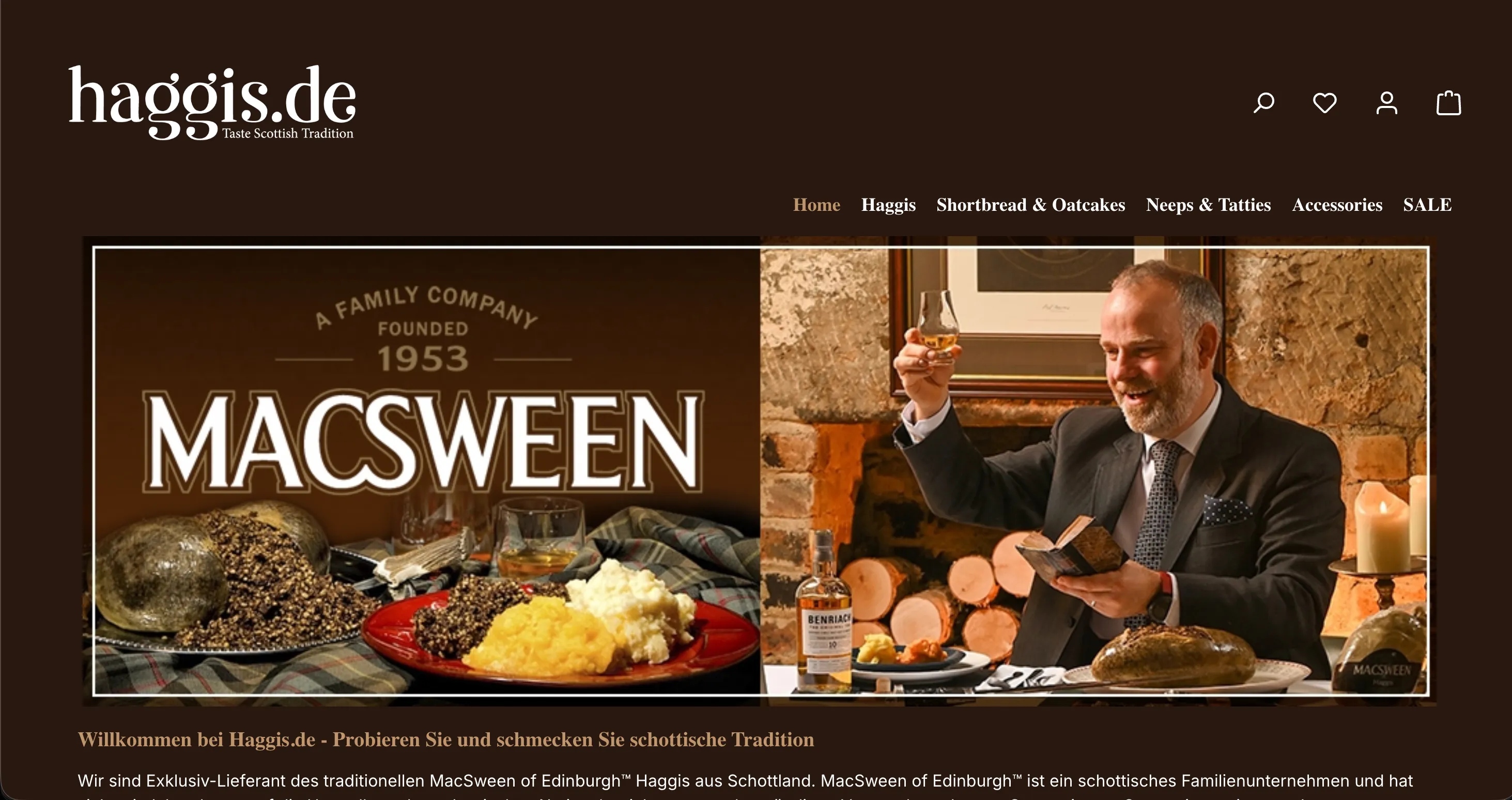 Onlineshop von Haggis.de