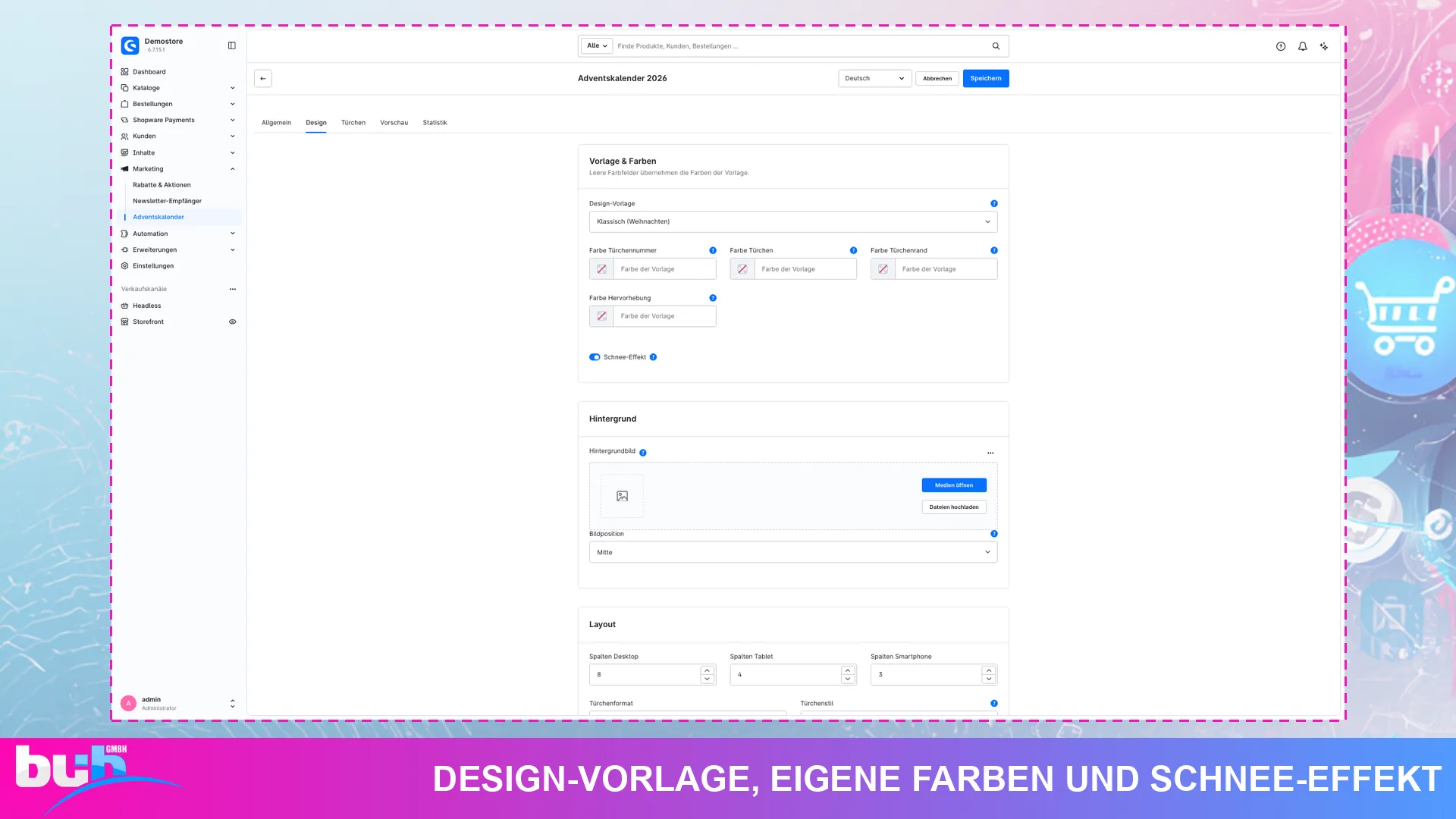 Adventskalender Weihnachtskalender | Kalender mit Gutscheinen ohne Cache leeren. Screenshot 13