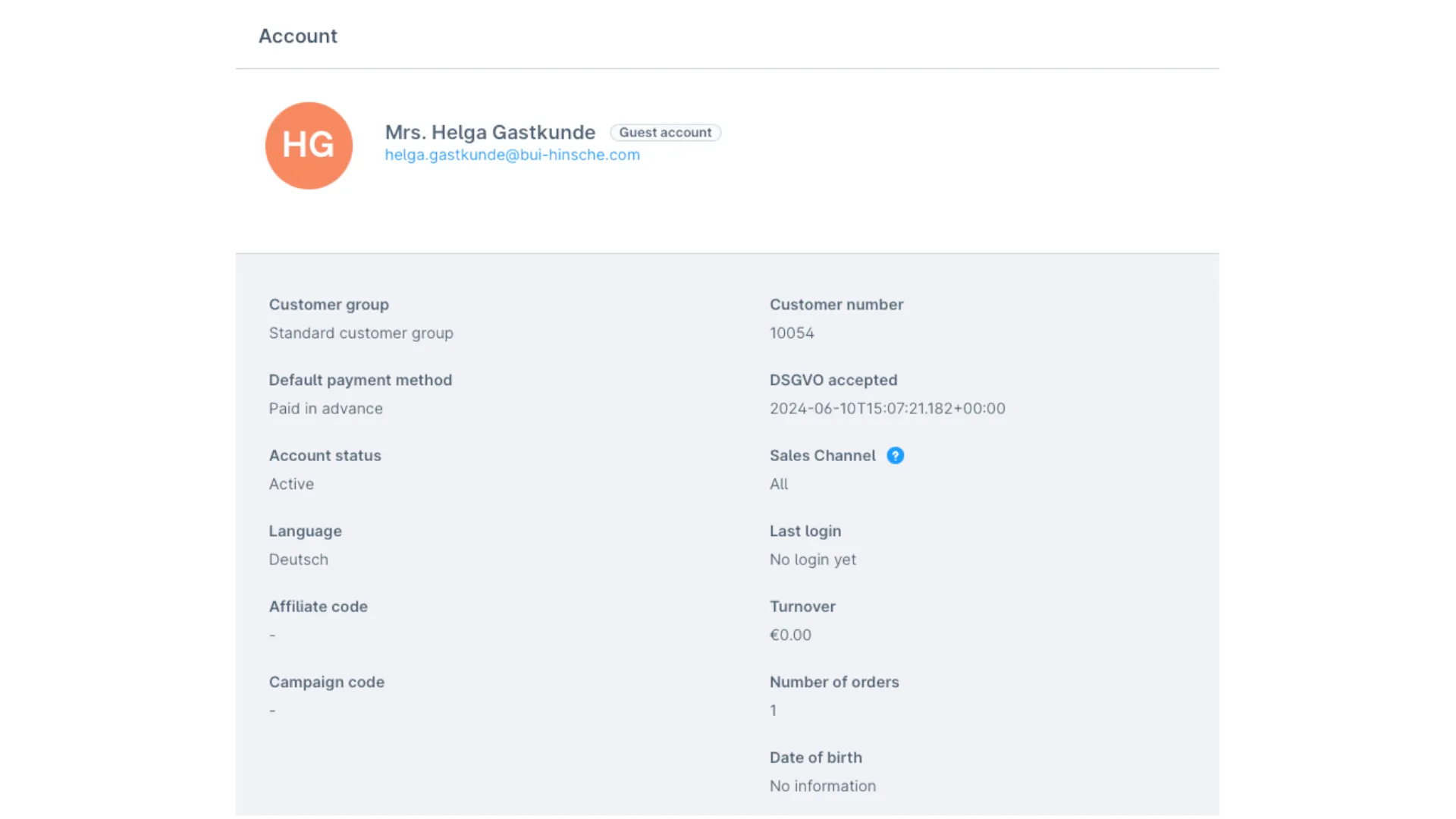 Akzeptierter Datenschutz Zeitstempel – Screenshot 2