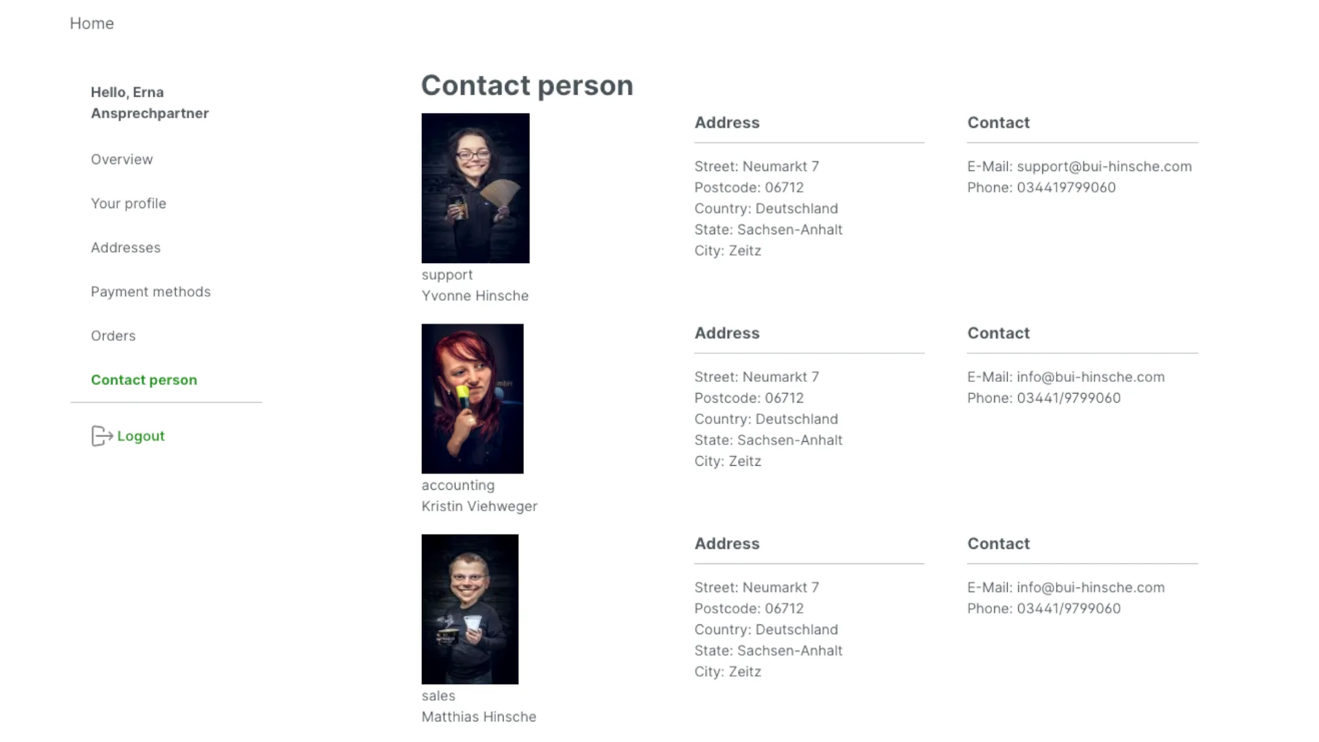 Ansprechpartner – Screenshot 7