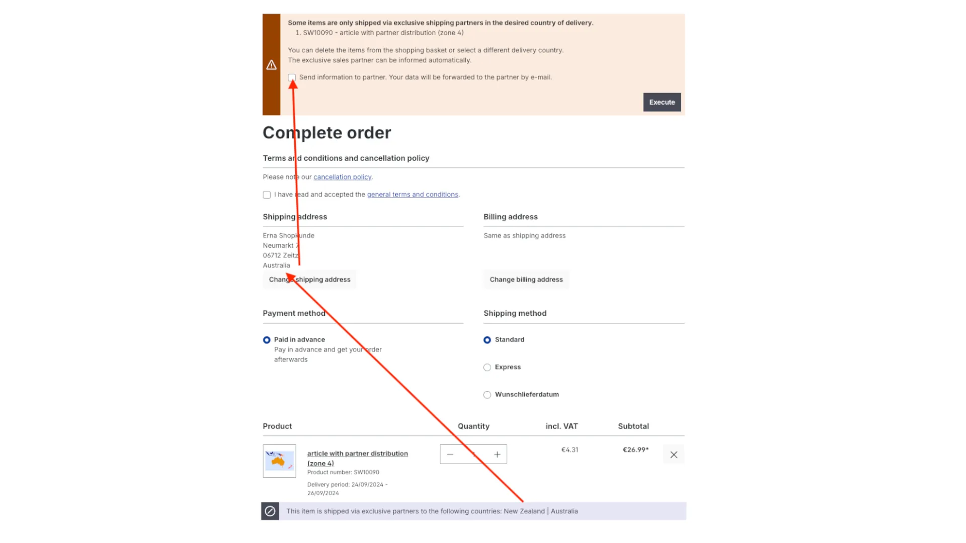 Artikel-Länderbeschränkung – Screenshot 4
