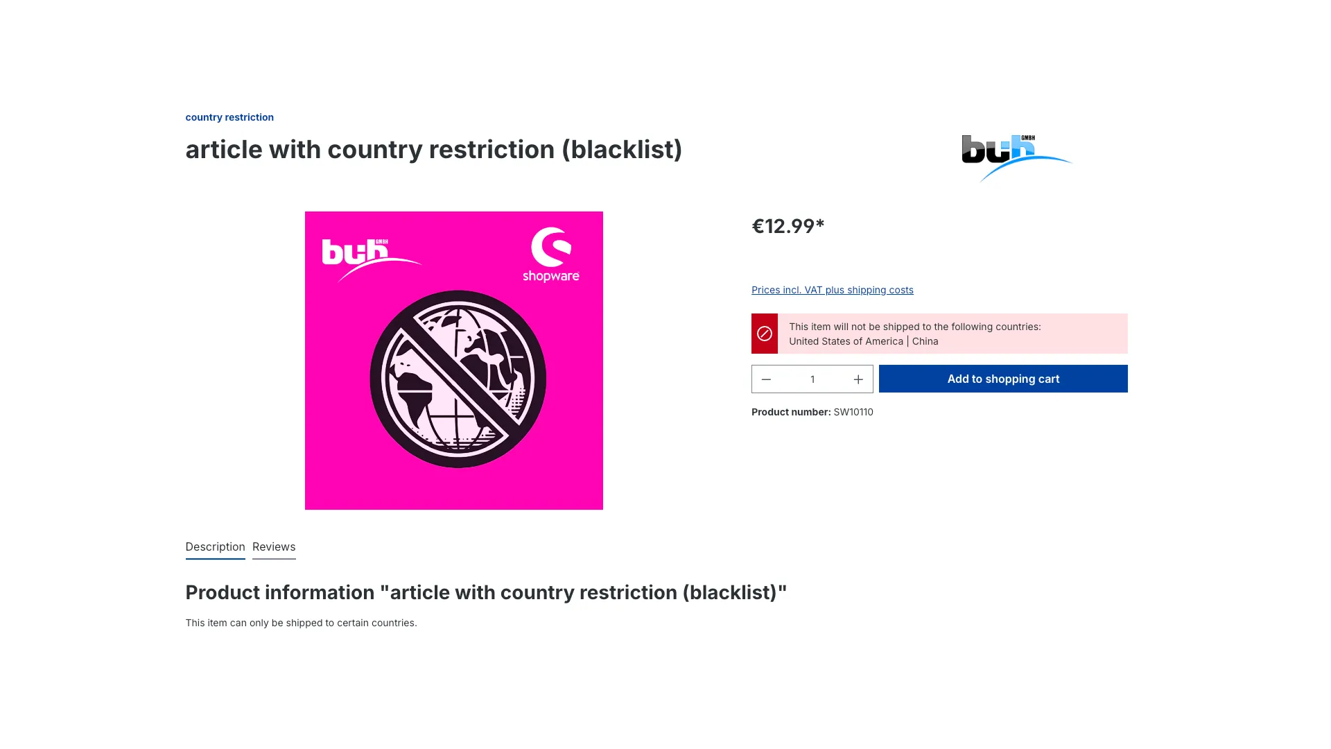 Artikel-Länderbeschränkung – Screenshot 8