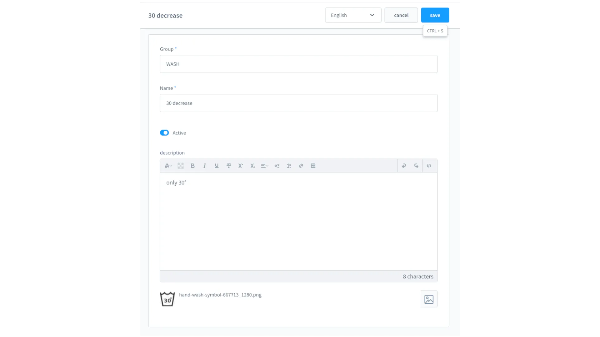 Artikelinfos und -icons – Screenshot 2