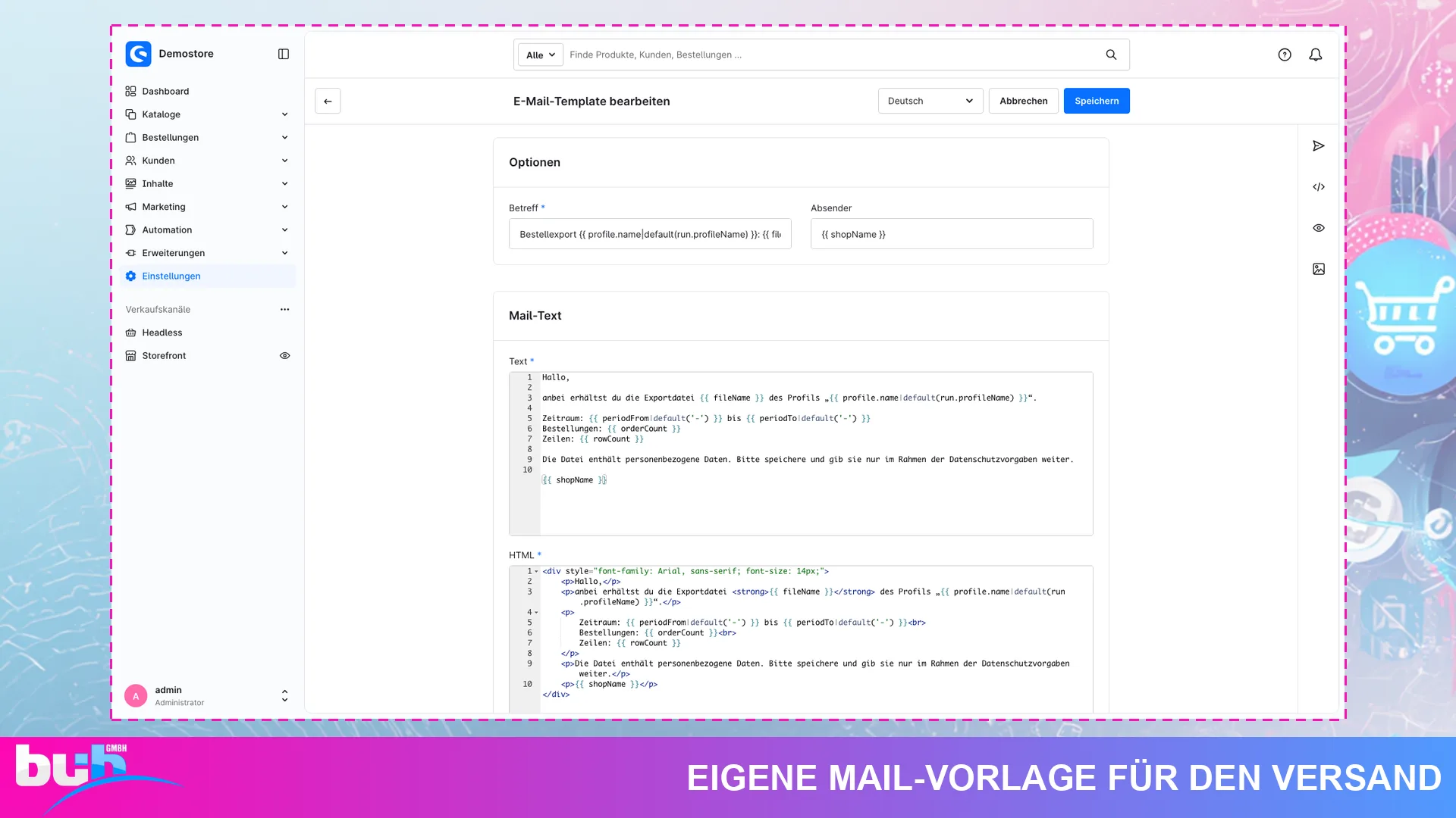 Bestellexport CSV Excel XML JSON Export | Bestellungen automatisch exportieren. Screenshot 16