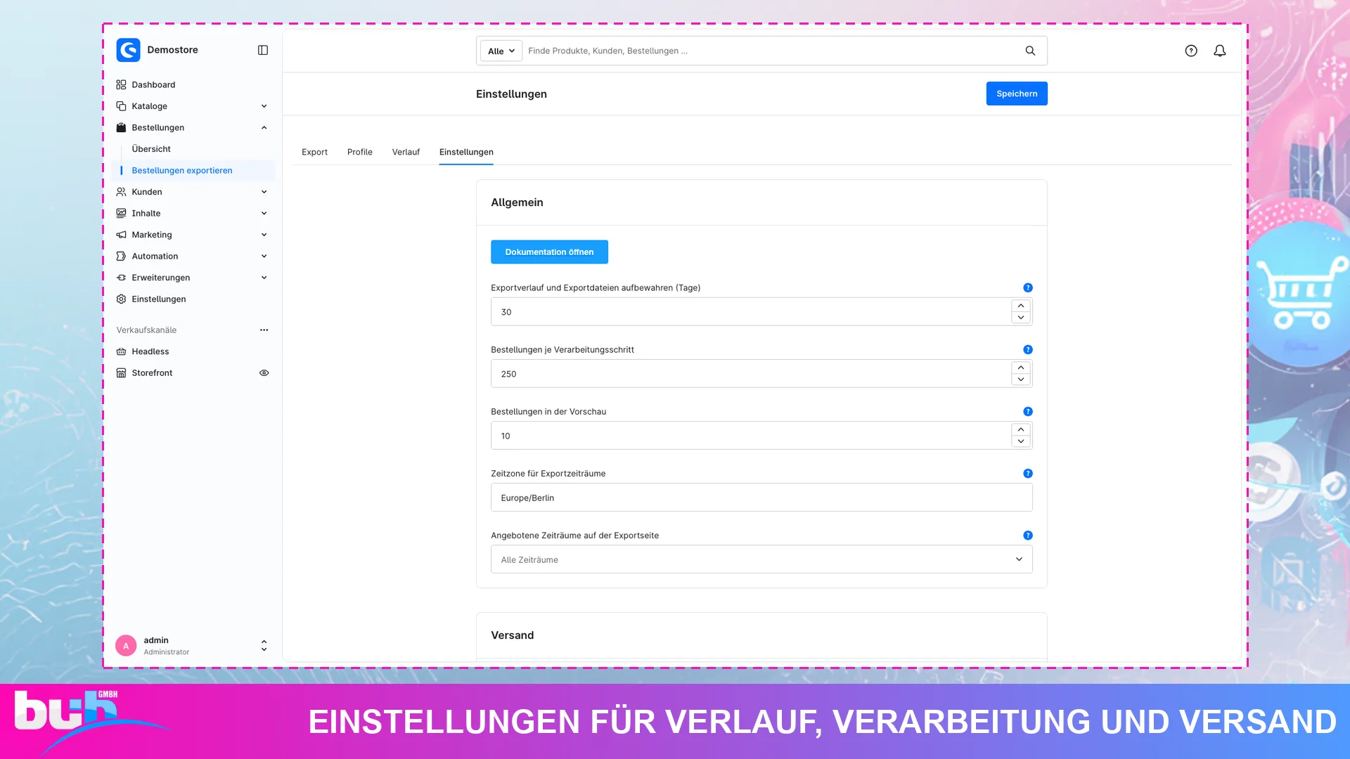 Bestellexport CSV Excel XML JSON Export | Bestellungen automatisch exportieren. Screenshot 2