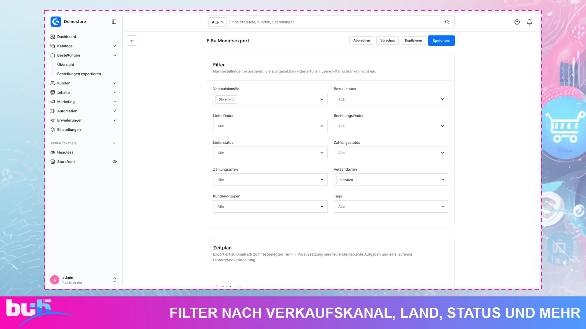 Bestellexport CSV Excel XML JSON Export | Bestellungen automatisch exportieren. Screenshot 7