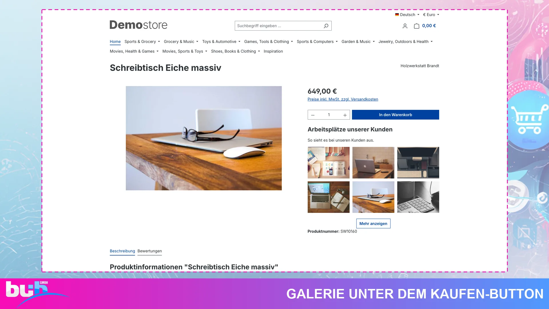 Bildergalerie Lightbox Slider | Galerie für Erlebniswelten und Produktseiten. Screenshot 8
