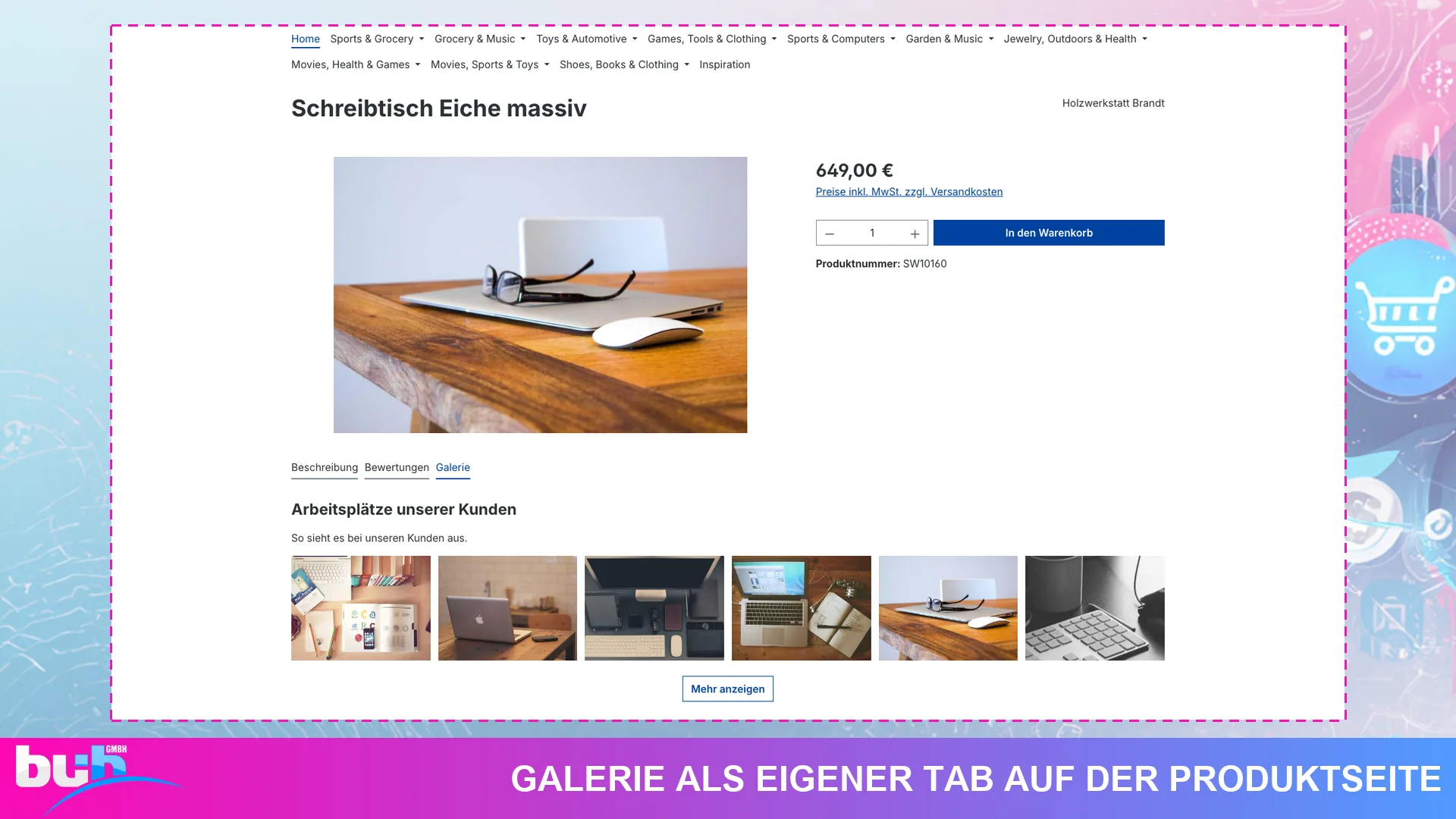 Bildergalerie Lightbox Slider | Galerie für Erlebniswelten und Produktseiten. Screenshot 9