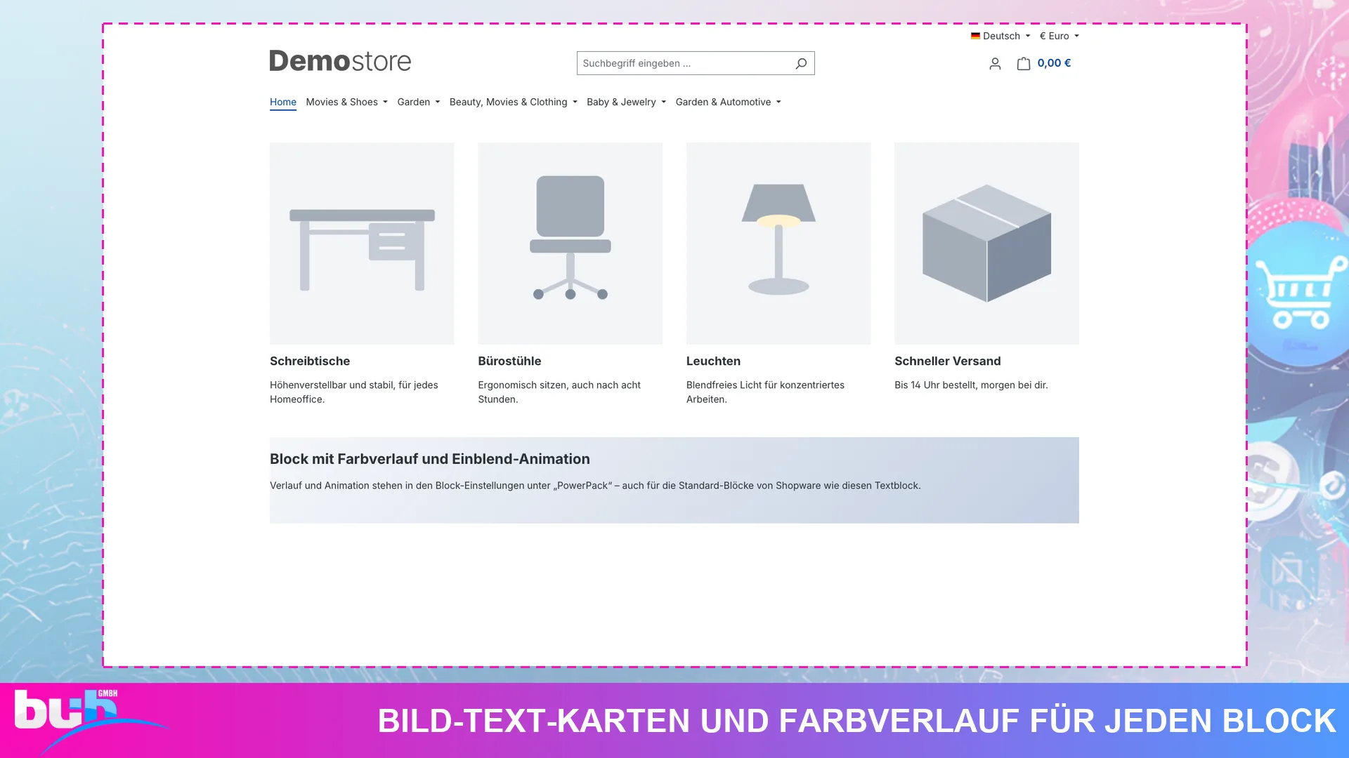 CMS PowerPack Erlebniswelten Elemente Blöcke & Spalten | mit Zeitsteuerung. Screenshot 7