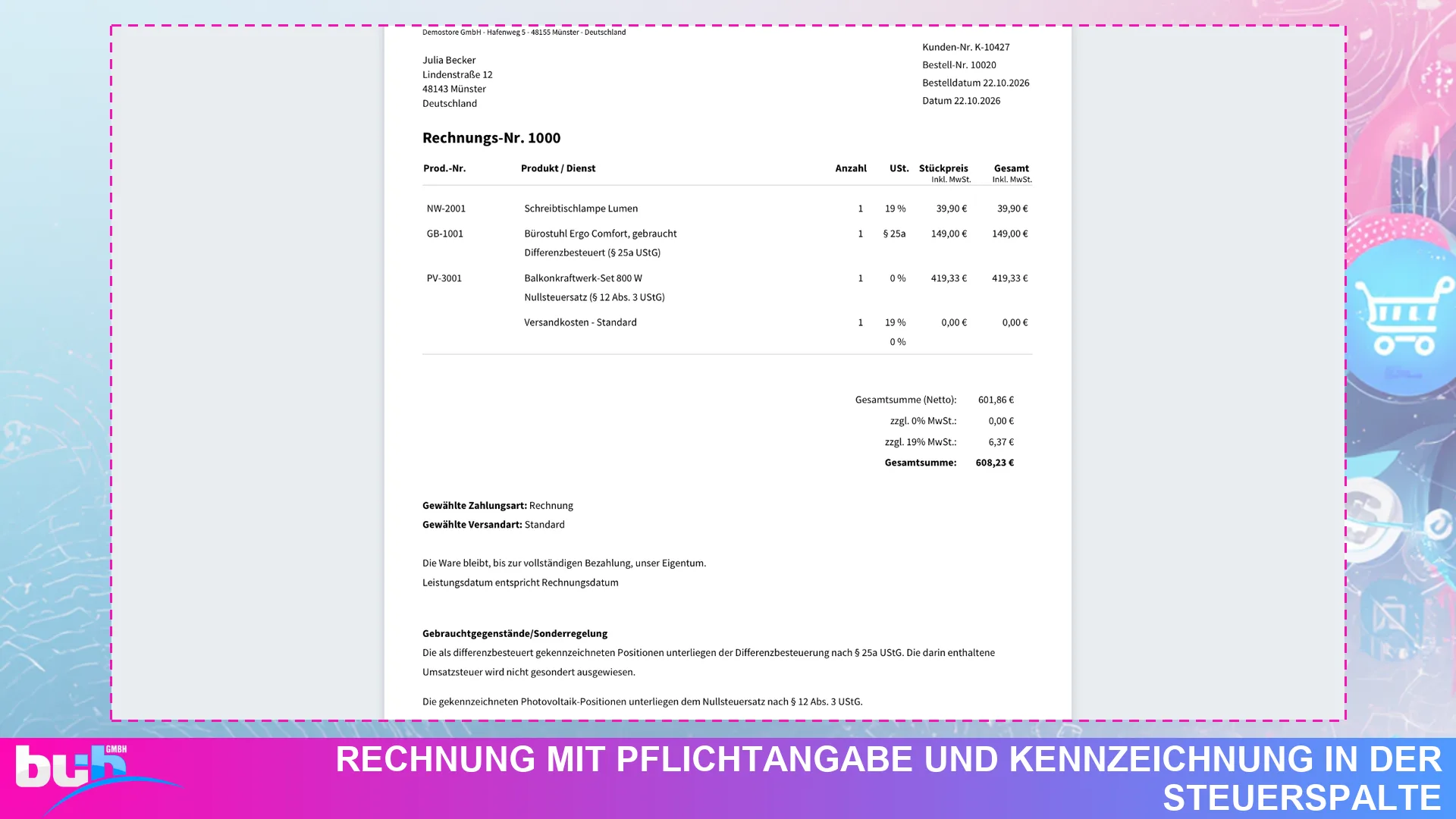 Differenzbesteuerung § 25a und Photovoltaik 0% MwSt | Gebrauchtwaren und Solar. Screenshot 10