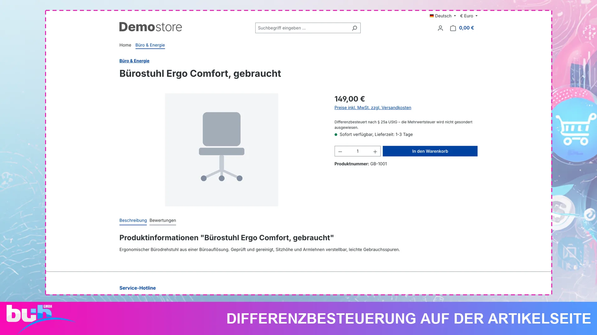 Differenzbesteuerung § 25a und Photovoltaik 0% MwSt | Gebrauchtwaren und Solar. Screenshot 3