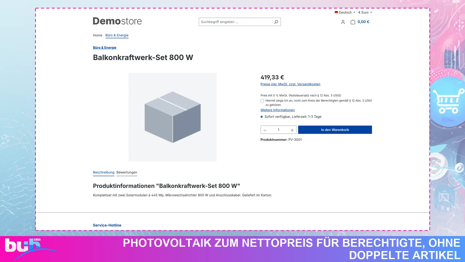Differenzbesteuerung § 25a und Photovoltaik 0% MwSt | Gebrauchtwaren und Solar. Screenshot 4