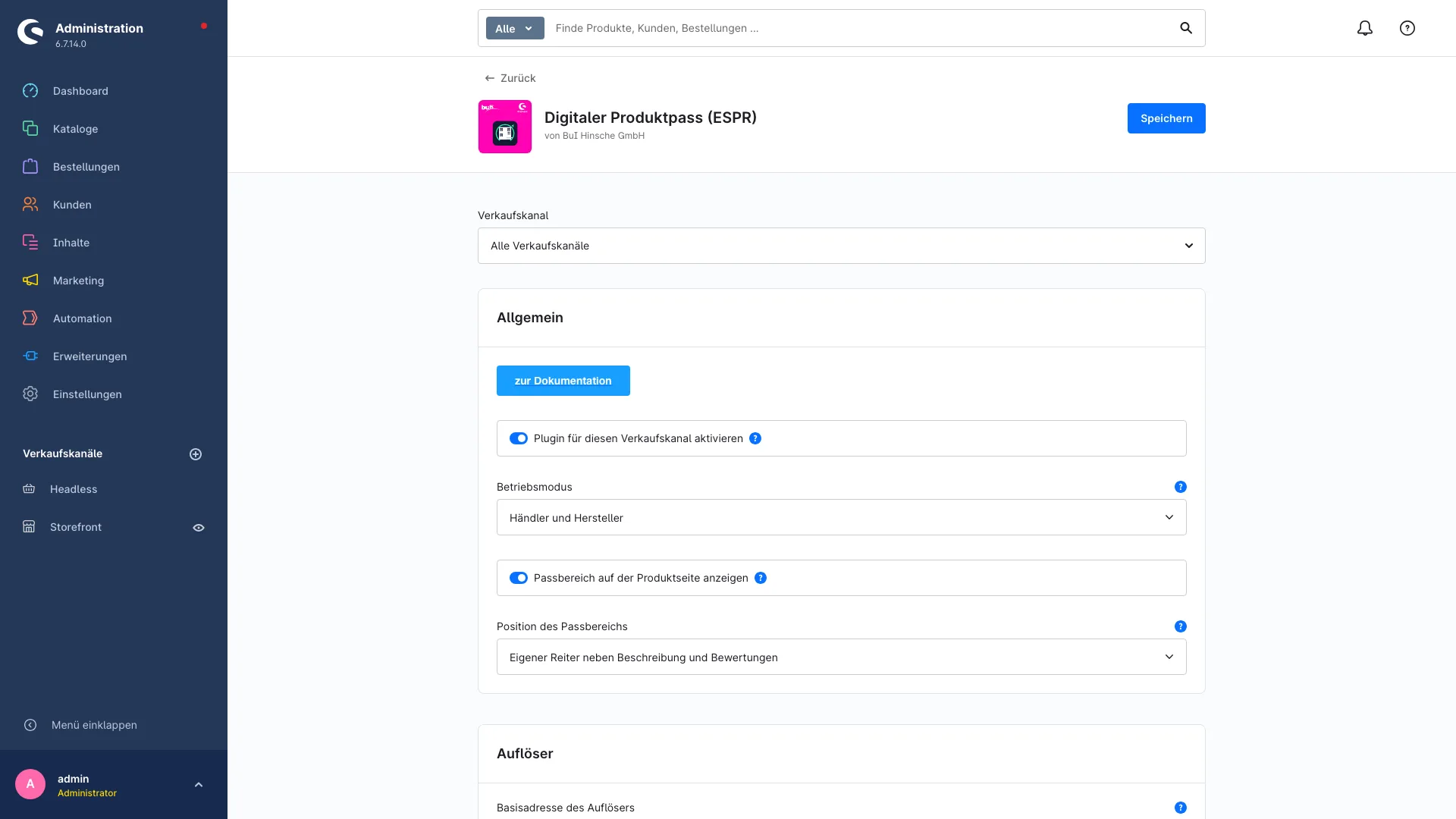 Digitaler Produktpass DPP ESPR | Pflichtangaben vor dem Kauf zeigen. Screenshot 4