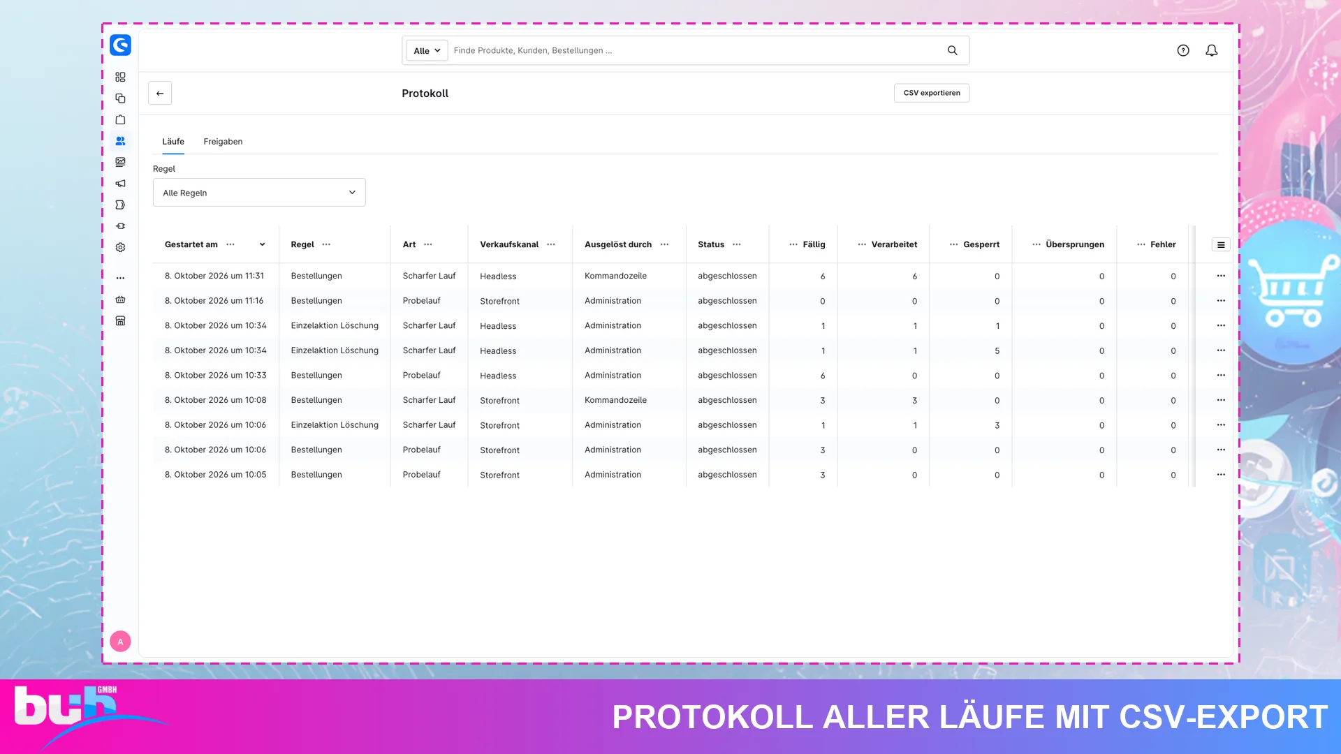 DSGVO Suite Datenschutz Anonymisierung | Kundendaten nach Frist löschen. Screenshot 8