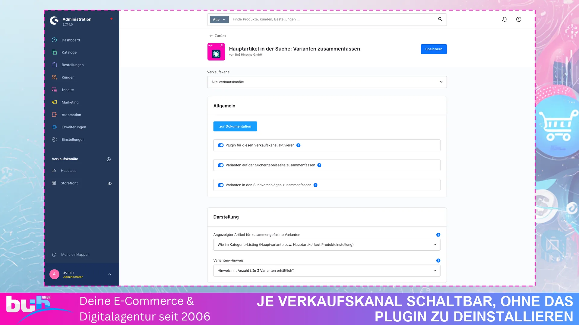 Variantensuche Hauptartikel | Varianten in der Suche zusammenfassen. Screenshot 4