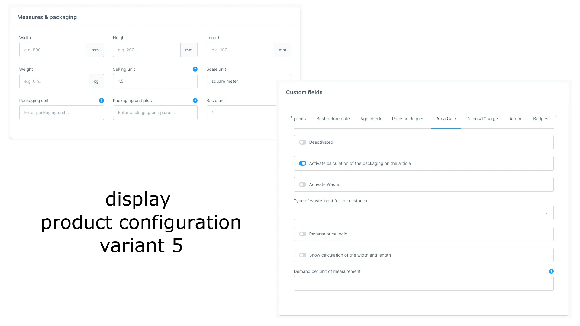 Individuelle Flächenberechnung – Verpackung & Verschnittsteuerung – Screenshot 12