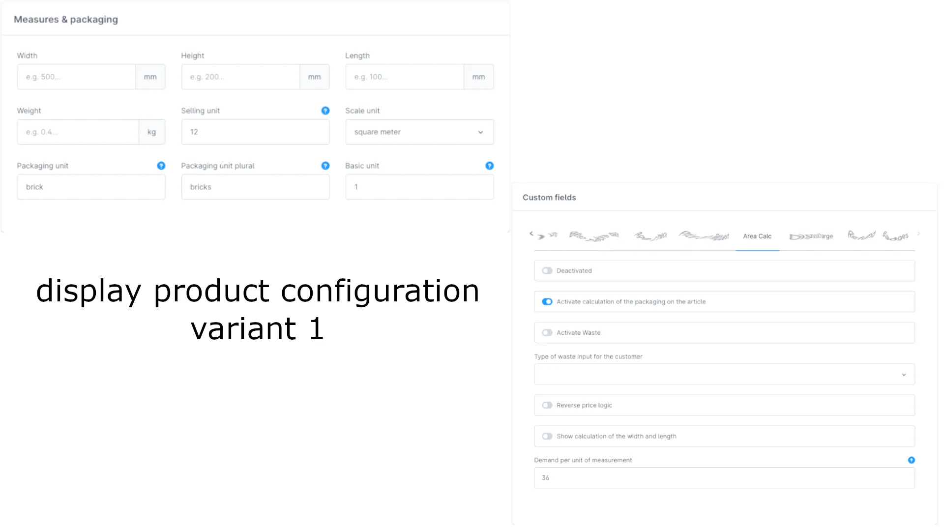 Individuelle Flächenberechnung – Verpackung & Verschnittsteuerung – Screenshot 14
