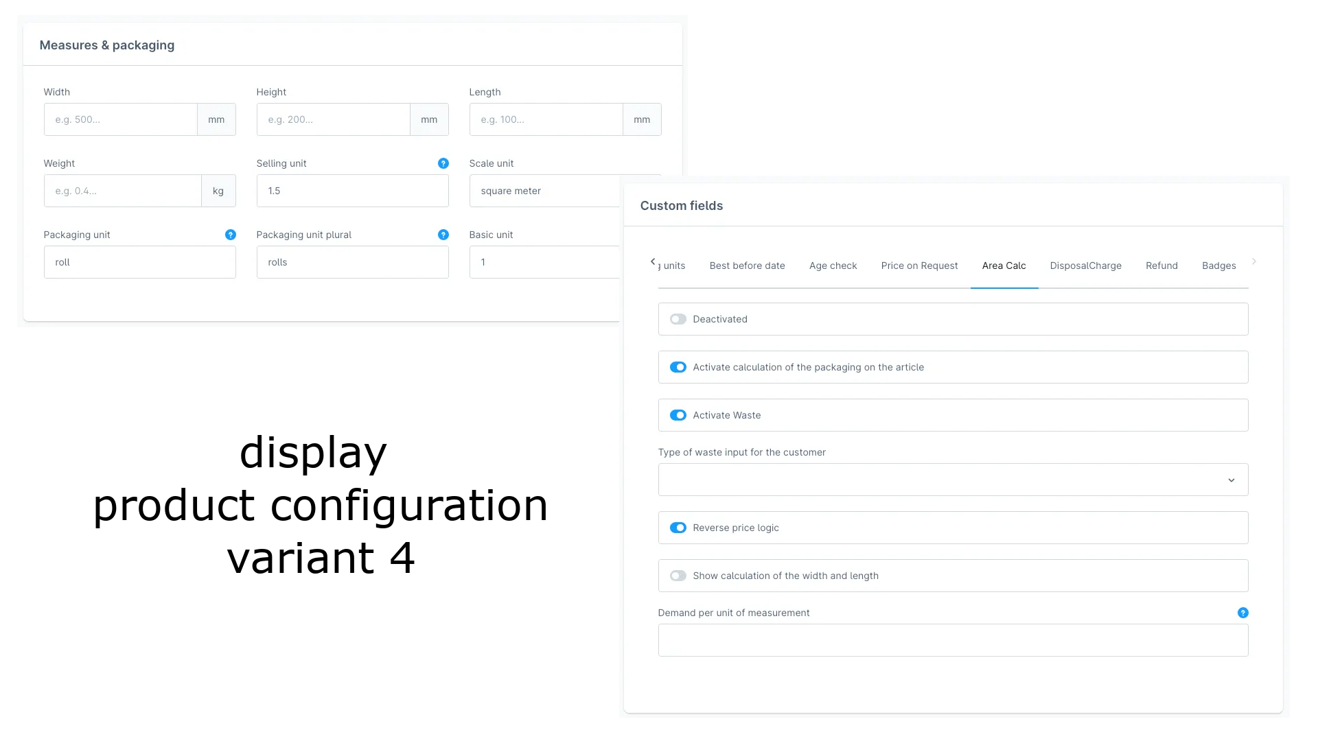 Individuelle Flächenberechnung – Verpackung & Verschnittsteuerung – Screenshot 18