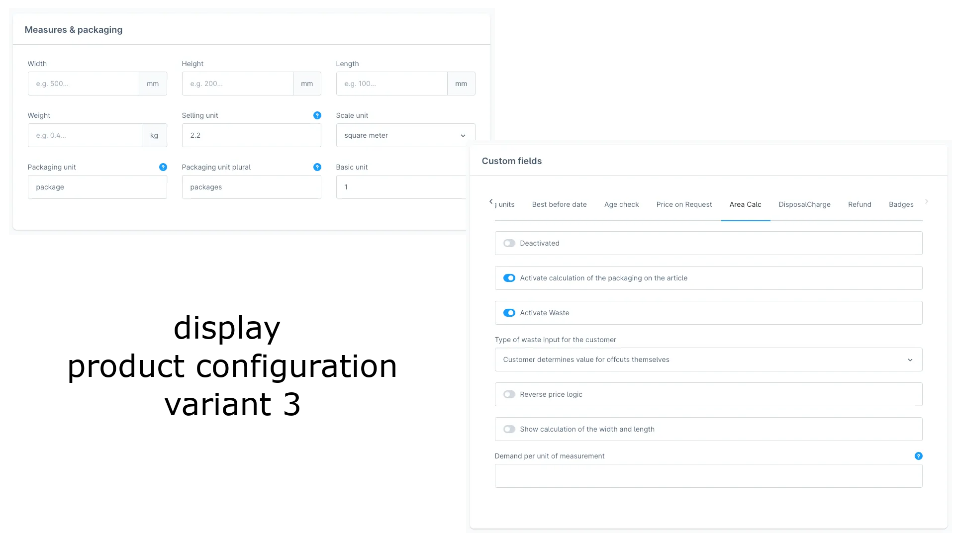 Individuelle Flächenberechnung – Verpackung & Verschnittsteuerung – Screenshot 6