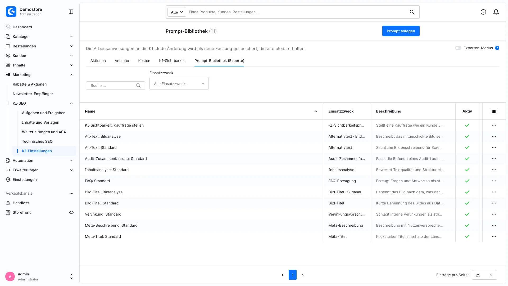 SEO Audit und KI Sichtbarkeit | SEO Optimierung mit Meta Tags aus Vorlagen. Screenshot 13
