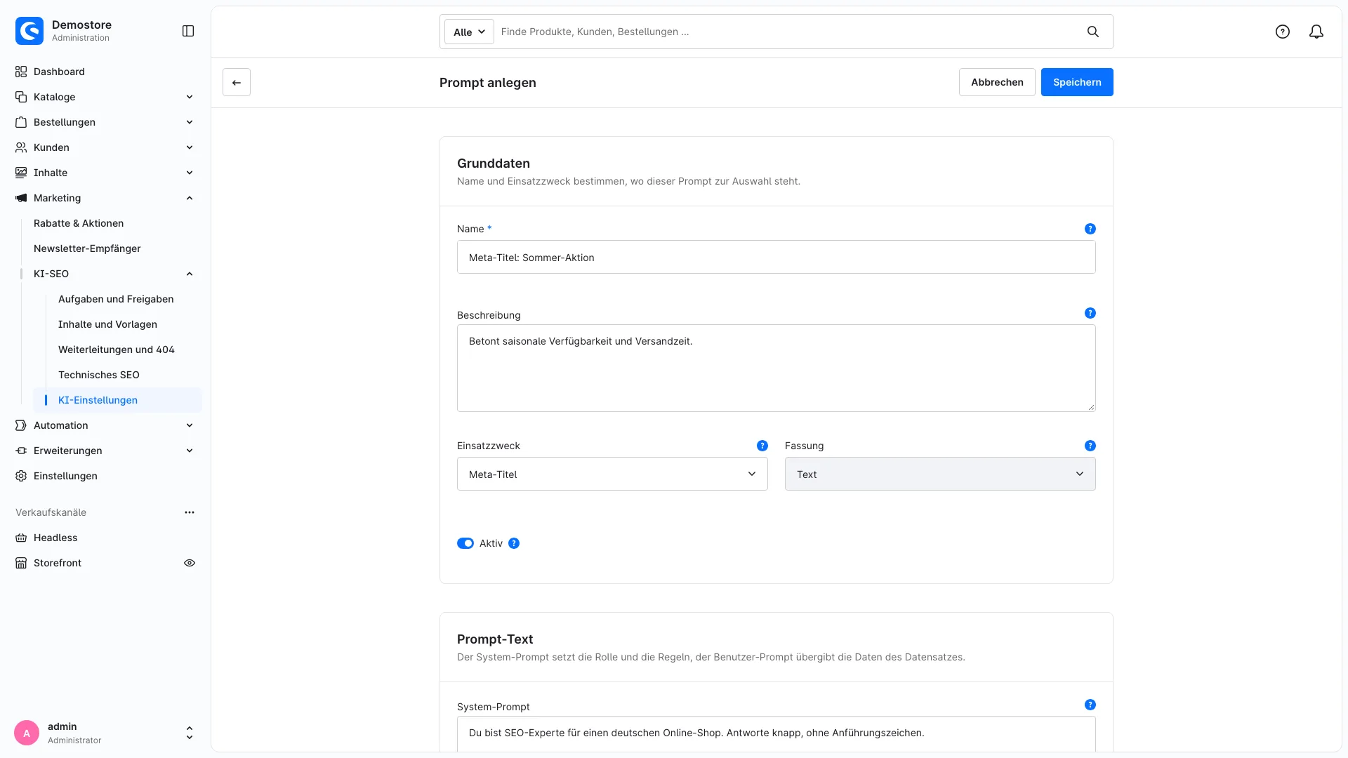 SEO Audit und KI Sichtbarkeit | SEO Optimierung mit Meta Tags aus Vorlagen. Screenshot 14