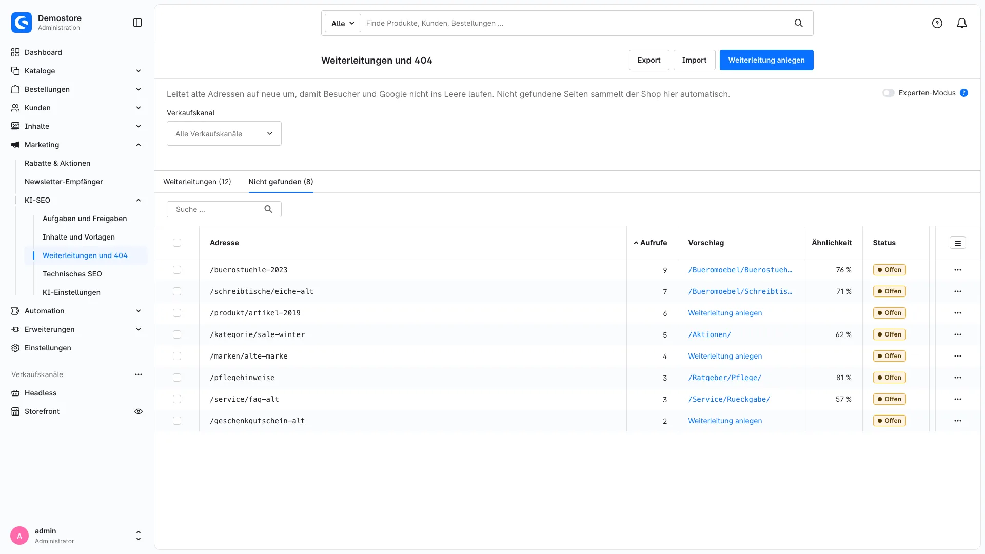 SEO Audit und KI Sichtbarkeit | SEO Optimierung mit Meta Tags aus Vorlagen. Screenshot 17