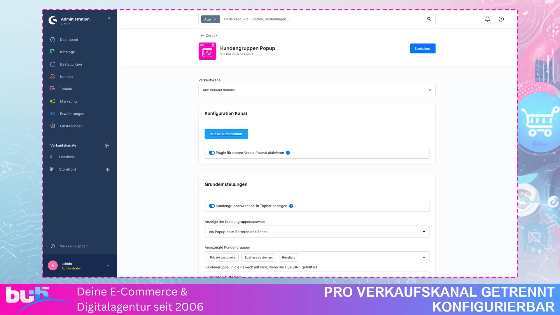 Kundengruppen Popup: Besucher wählen selbst, der Shop zeigt die richtigen Preise. Screenshot 9