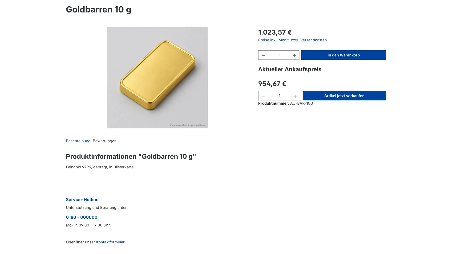 Rohstoffberechnung Kursimport Goldmarkt | Kurse nicht mehr von Hand eintragen. Screenshot 1