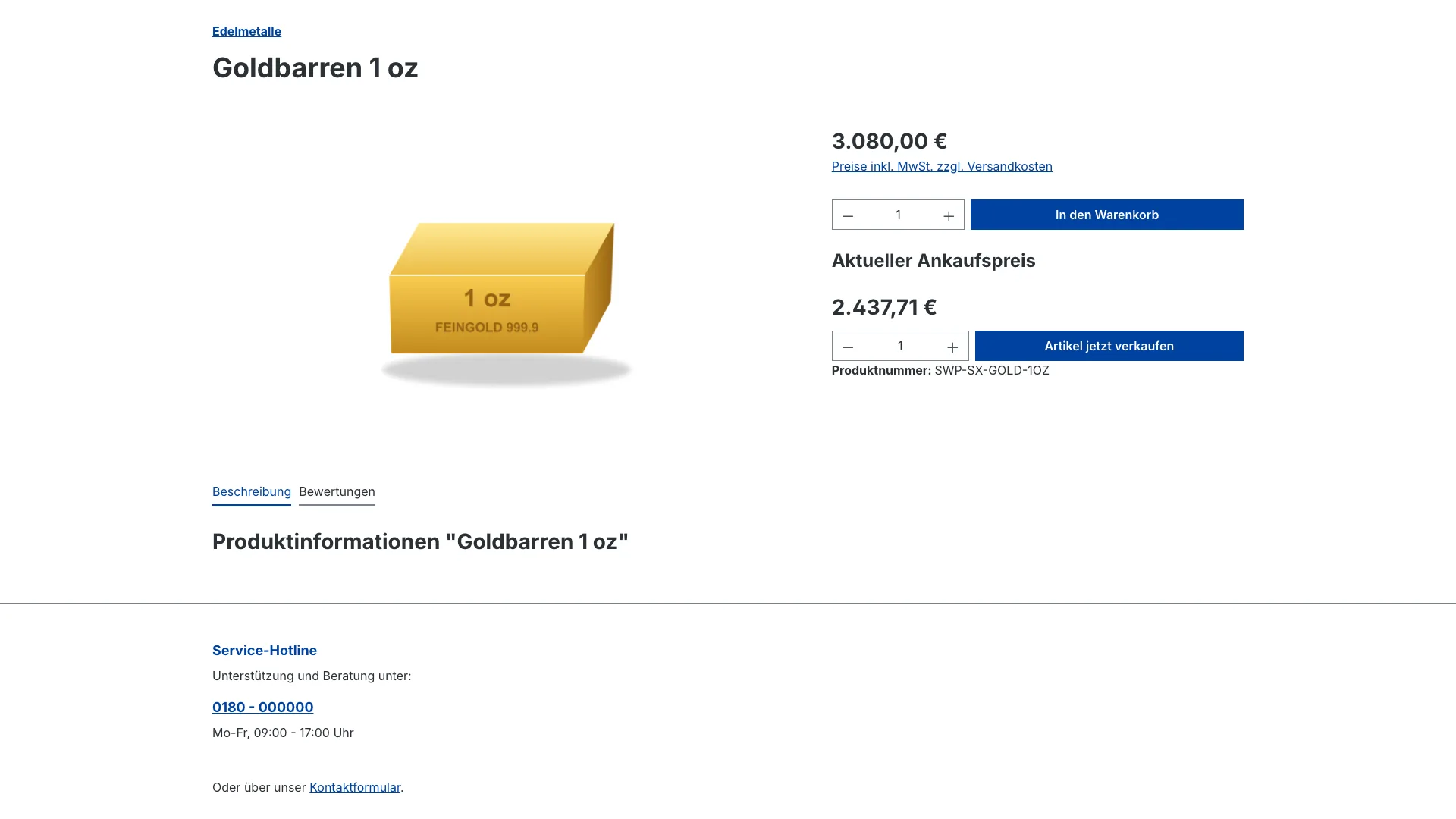 Rohstoffberechnung Kursimport StoneX | Kurse automatisch abrufen statt abtippen. Screenshot 1