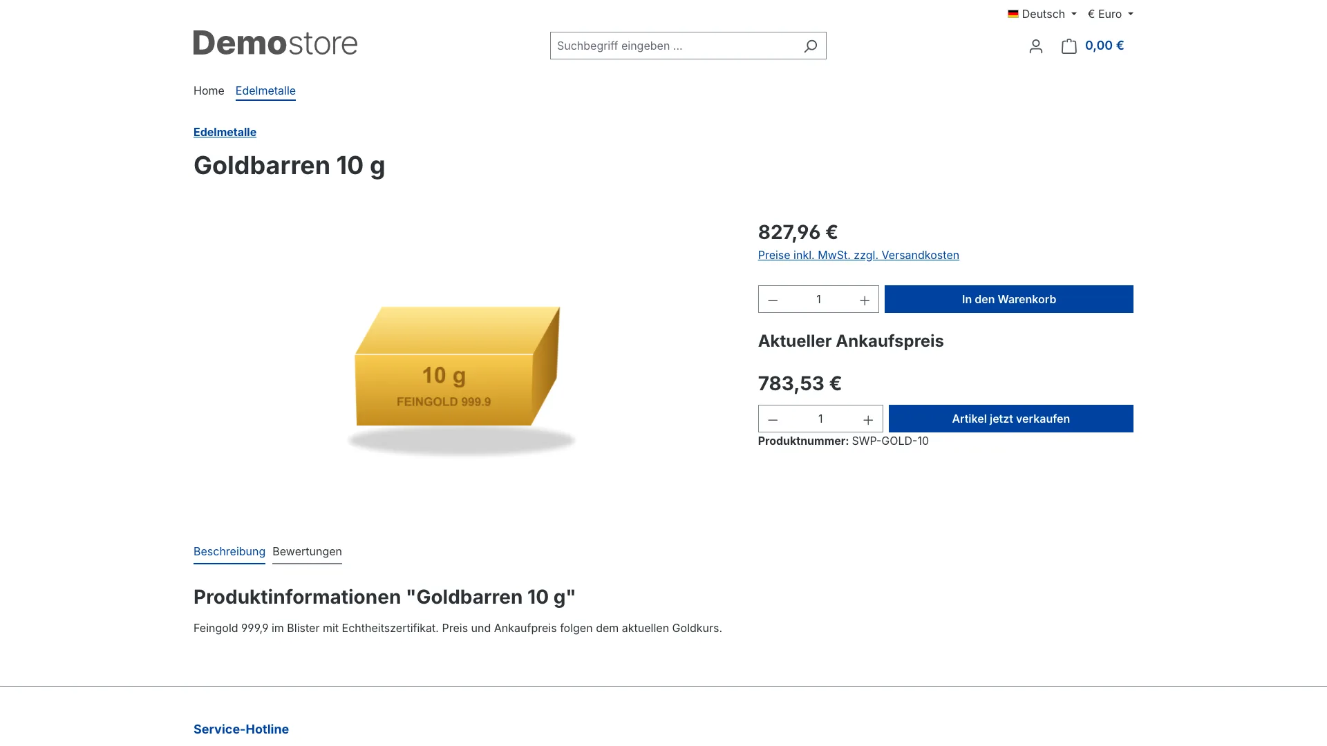 Rohstoffberechnung Kursimport VWD | Kurse per Import statt Abtippen. Screenshot 1
