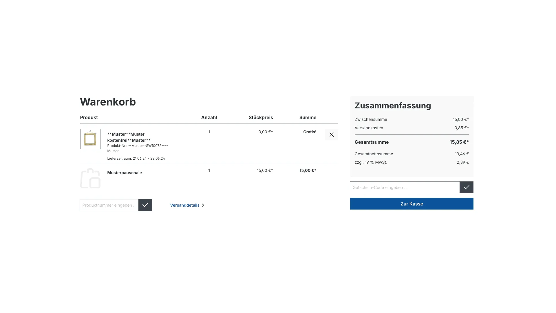 Musterbestellung – Screenshot 10