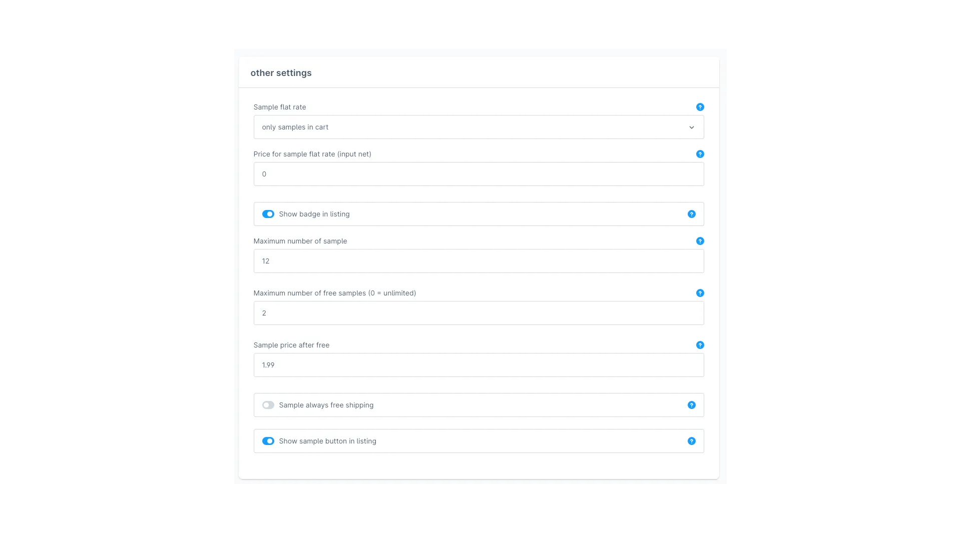 Musterbestellung – Screenshot 6