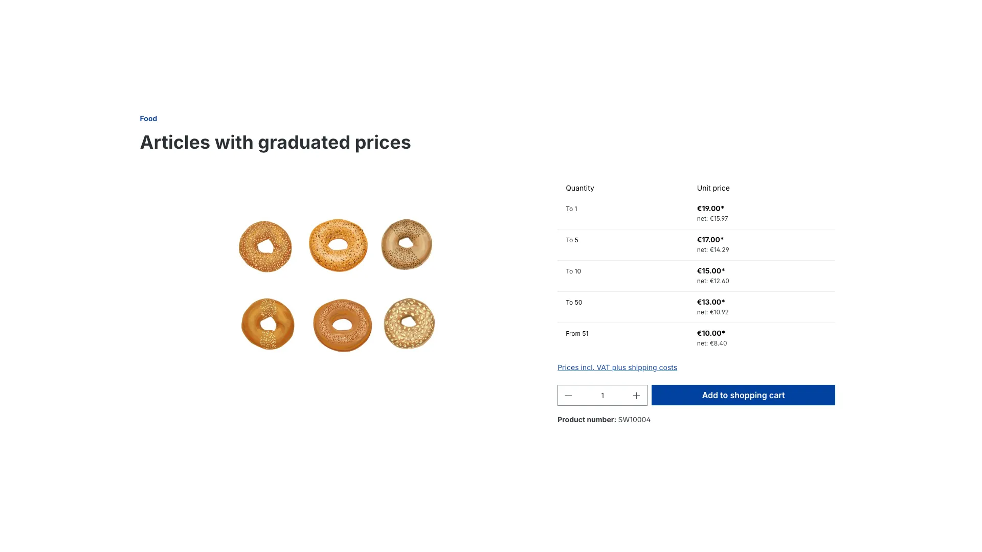 Netto/Brutto Preisanzeige – Screenshot 2