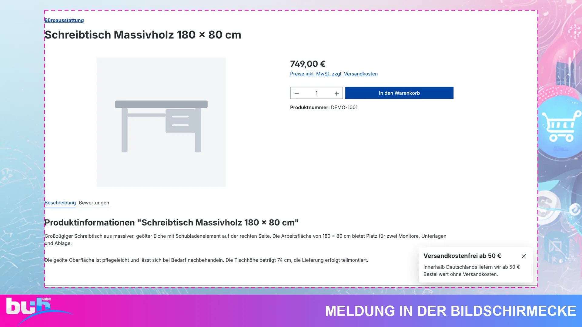 Popup Banner und Hinweisleiste | Exit Intent Popups mit Countdown und Newsletter. Screenshot 3